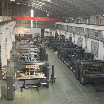 1200nails/Min Automatic Carton Folder Gluer Machine White With Single Stitching
