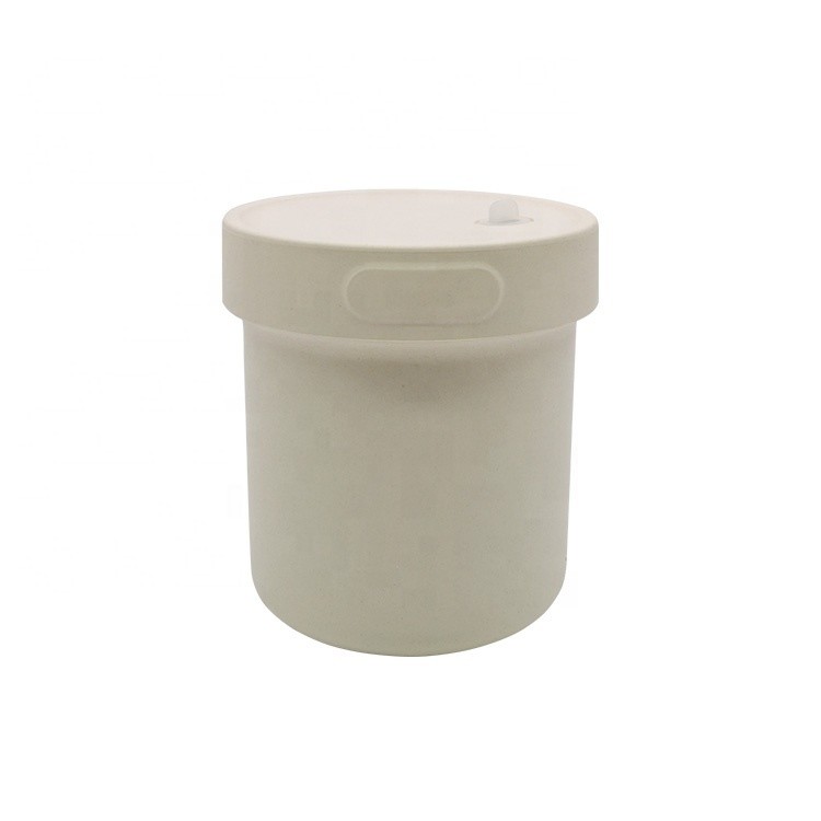 Modern Design Eco-Friendly Microwavable Bamboo Fiber Salad Cup with Leak-proof Design
