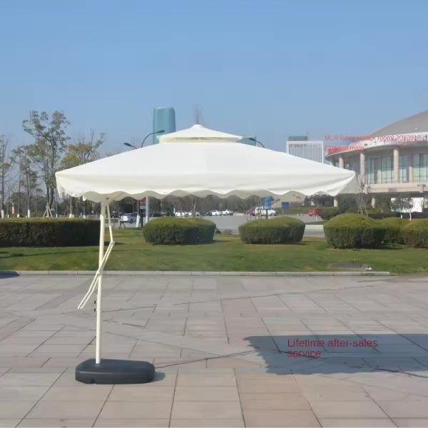 Outdoor Patio Garden Sunshade Umbrella with Big Wrench Banana Design and Sun Protection