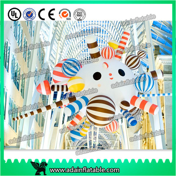 Christmas Event Hanging Decoration Inflatable Candy Cartoon,Club Christmas Decor