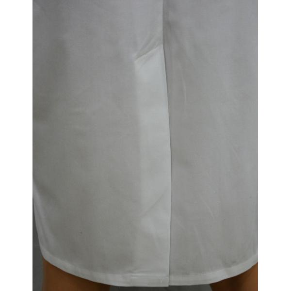 Food Dust Safety Protective Clothing Two Tone Color With Metal Snaps