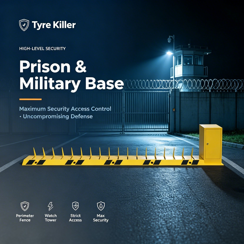 Versatile Roadside Tyre Puncture System Capable of Handling Various Tyre Sizes Optimized for Commercial Fleet Operations