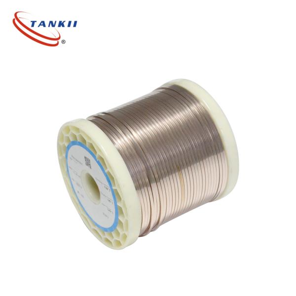 High Tensile Strength NC 6  / Alloy60/ CuNi6  Round / Ribbon Wire 0.6mm 0.2*5mm  For Heating Cables