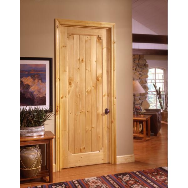 Customized Inside Solid Wood Doors Swing Open Style Durable Hardware Long Lifespan
