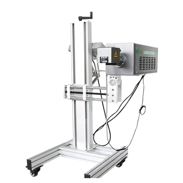 40W CO2 Laser Printer for Expiry Date Batch Code on Plastic Bags Cable Wire PET Bottle