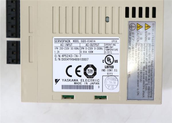 Yaskawa  New and Original 200-230V ServoPack Input 2.5A SGDS-01A75A 100W