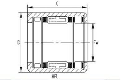 18*24*26 HFL1826 Трехрядные игольные роликовые подшипники HFL 1826