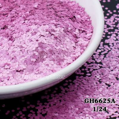 Solvent Resistance Matte Aluminum Glitter Powder Injection Paillette Holographic For Body