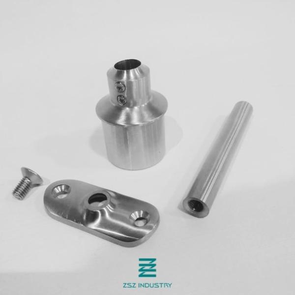 Metal Steel Railing Post Modern Stair Railing Silver Color Box Packaging