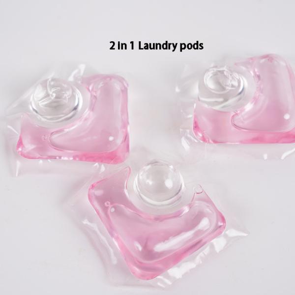 OEM Pink Laundry Detergent Capsules 12g 15g 20g Natural Laundry Pods