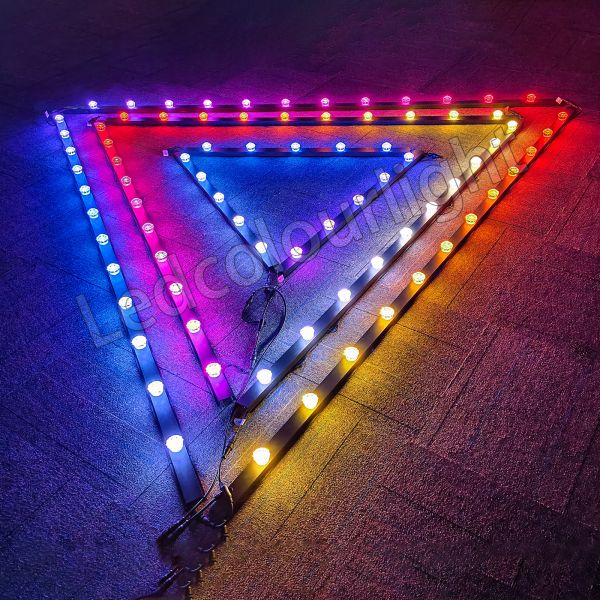 IP65 D40mm DMX SPI Control RGB LED Crystal Lights for Nightclub Shop Decoration