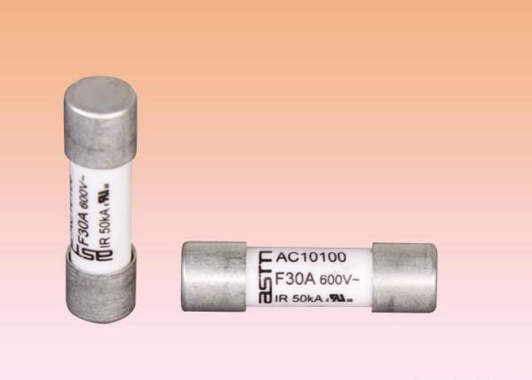 CCC 600VAC/DC 10x38mmの高圧陶磁器のヒューズ
