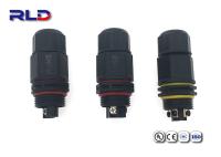la prenda impermeable DC de 20A 3pin tapa el conector electrónico de iluminación al aire libre