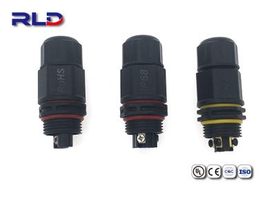 20A 3pin Waterproof DC Plug Outdoor Lighting Electronic Connector