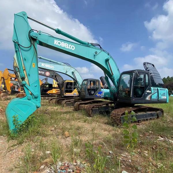 Excavateur Kobelco SK250 d'occasion 2018 en excellent état avec pompe japonaise d'origine