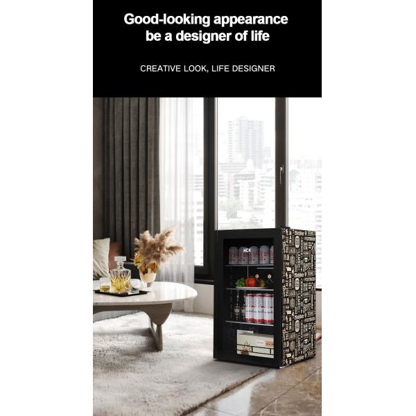 88L Single Door Office Home Mini Fridges , 220V Small Fridge Freezer