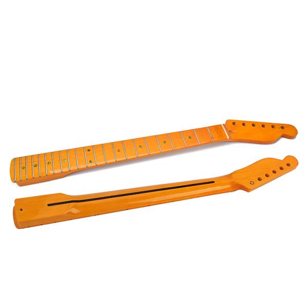 22 Фреты Fender Telecaster Замена шеи Глянцевая электрическая гитара Кленовая деревянная доска