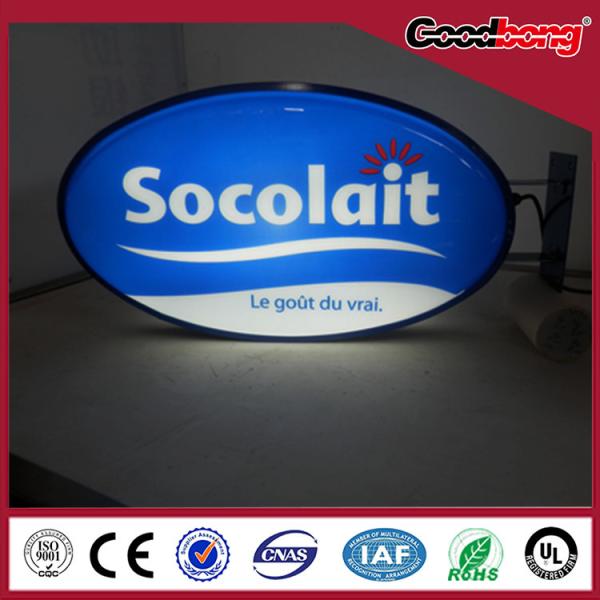 Hot Saling custom wall mounted sign make light box sign