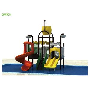 UV Resistance Water Playground Slide Commercial Aqua Park Equipment