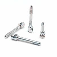Écrans captifs de capstan à fente de précision DIN 404 fixations filetées conformes à la norme ISO en acier inoxydable Titane matériaux personnalisés