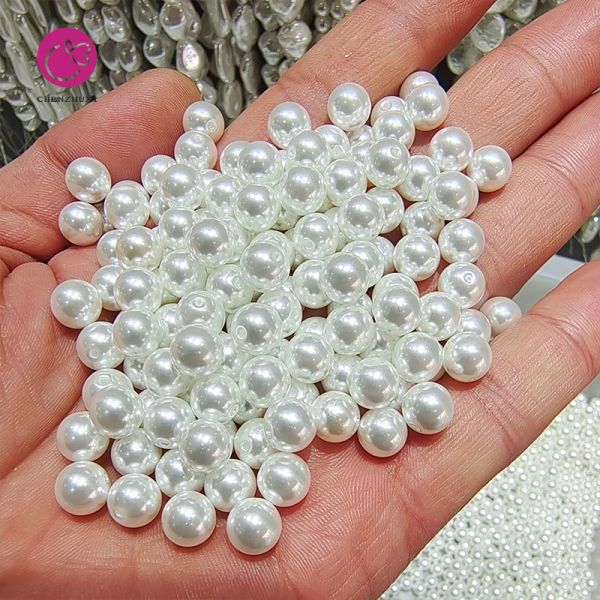 Freshwater Cultured Genuine White Rice Loose Pearl Wholesale for DIY Jewelry