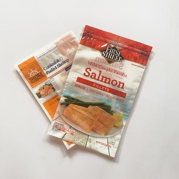 Custom print opp cooler zipper bag small plastic for frozen food