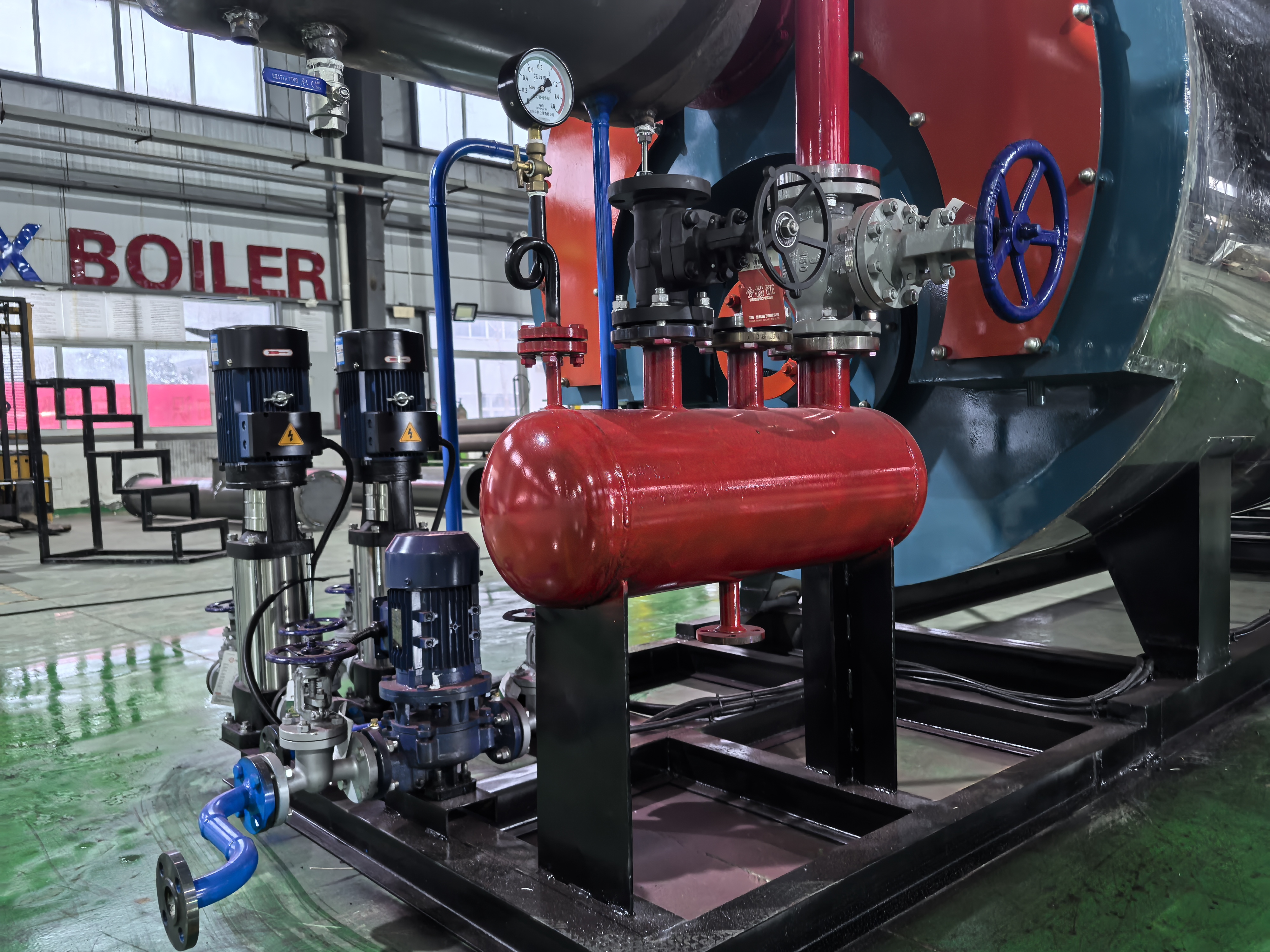 30Ton Three Pass Fire Tube Industrial Steam Boiler High Efficiency