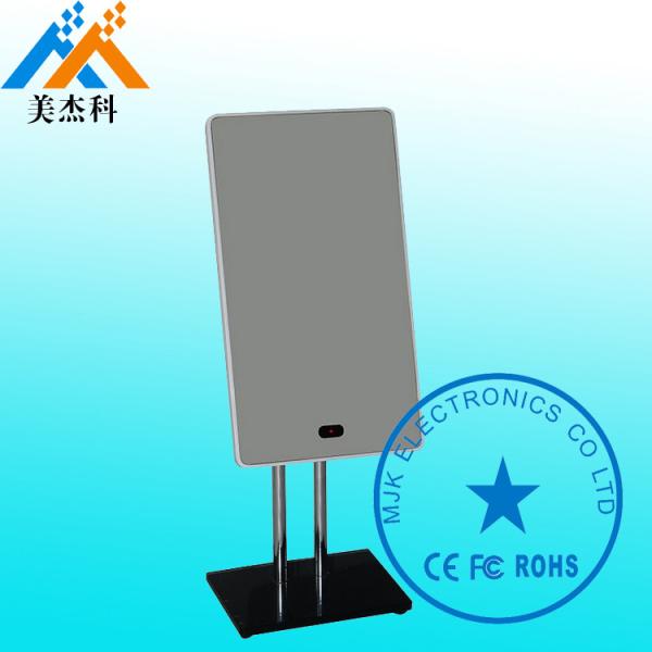 Bathroom Magic Mirror Display With TV / Touch Kiosk Digital Mirror Advertising 32 Inch