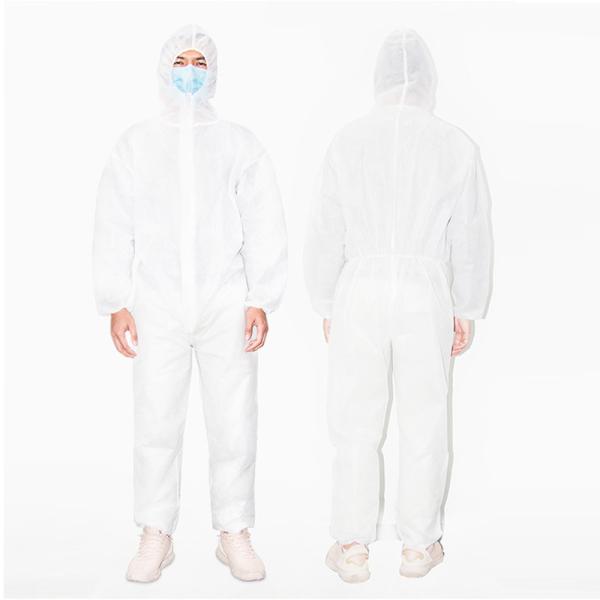 Anti Static Disposable Medical Gowns Nonwoven Protective Suits For Women Men
