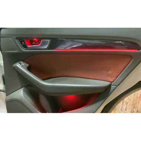 Ambient lights RGB Mold design+saddle mold (wood grain or carbon fiber) for Audi Q5 (2010-2018)