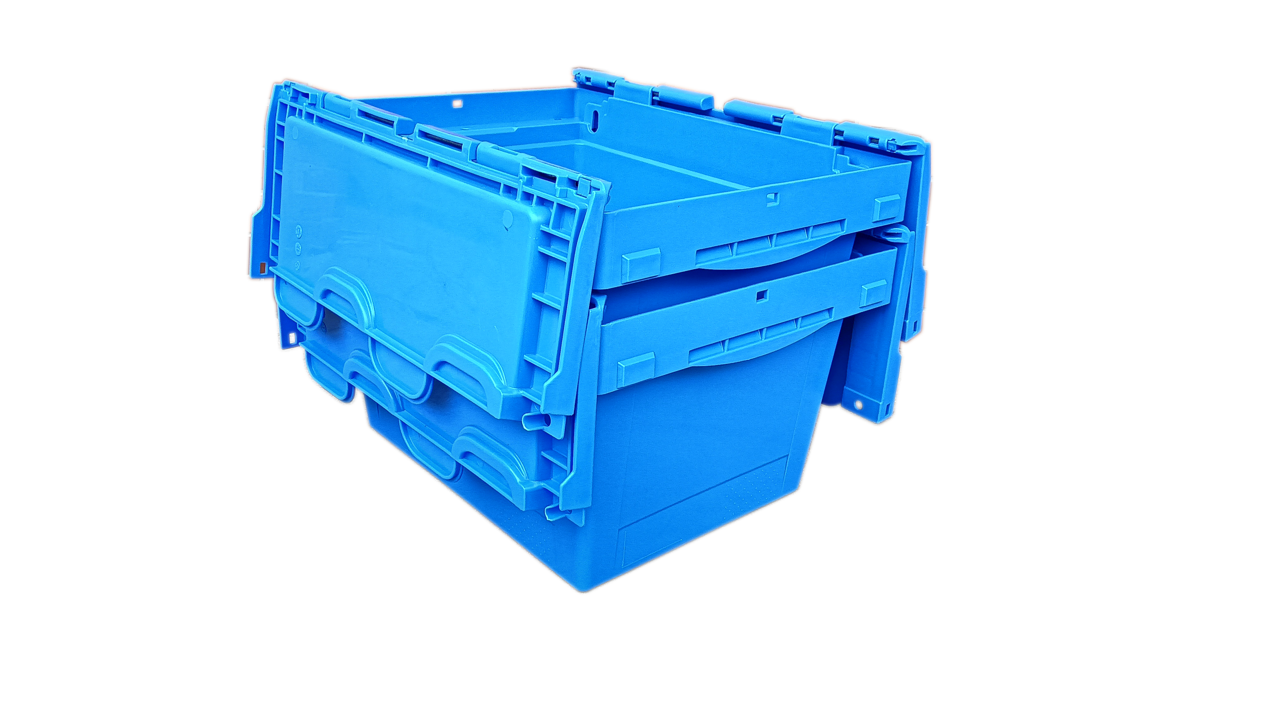 Small totebox with steel rod hinges logo printing on both sides