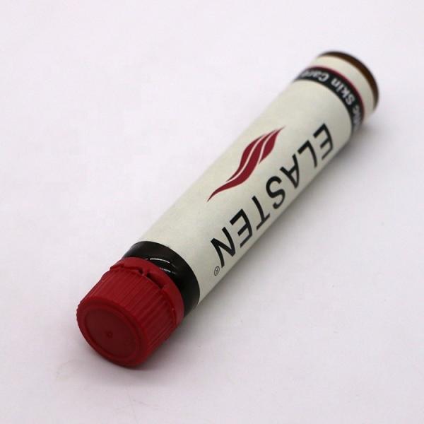 Food Grade 25ml/25cc Slim Smooth Amber/Coffee Plastic Oral Liquid Bottle with Tamper Proof Cap