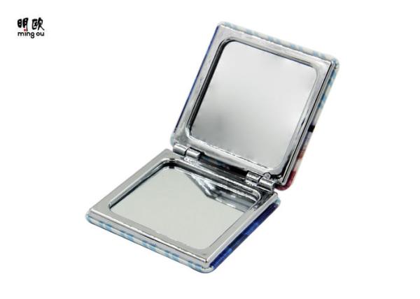 Promotional Small Compact Mirror Favors Personalize 55 * 60 * 7mm Size