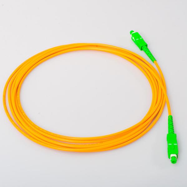 LC/APC 0.9mm Optical Fiber Pigatil Jumper Singlemode Network PVC Fiber Optic Pigtail