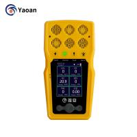 Detector de gás multifuncional portátil tipo 6 em 1 Alarme Detector de vazamento de gás monóxido de carbono C2H4