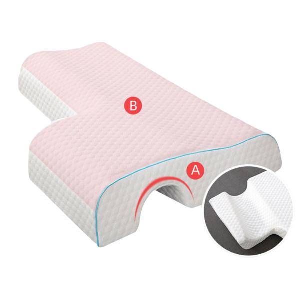 JOURM Couples Sleeping Pillow Memory Foam Triangle Pillow Breathable Arm Rest Customized