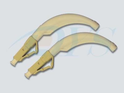 Conectores de fibra óptica multimodos do LC do baixo valor da perda de inserção com as botas de 90 graus