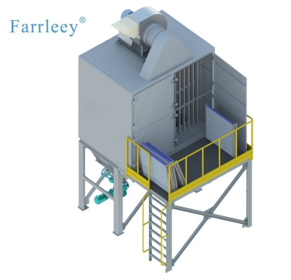 Farrleey® FET.U Collecteur de poussière à panneaux : Filtration à 99,9 % · 40 % d'économies d'énergie · Conception compacte