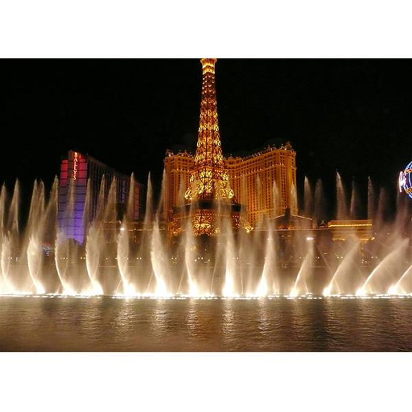 Amazing Dubai Water Fountain , LED Light Show Fountain Novel / Scientific Design