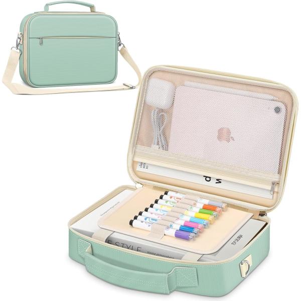 FINPAC Couverture de la Bible avec épaule, porte-livres, sac de l'église, Bible protectrice avec stylo, fentes et fermeture à glissière