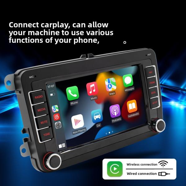 Creatall for Volkswagen 7-Inch Android Navigation GPS Carplay Dashboard Wireless Central Control All-In-One Machine 1-Year