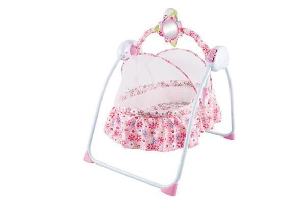 W / Music 3 Speed Swing Children's Play Toys / Remote Control Baby Cradle Bed