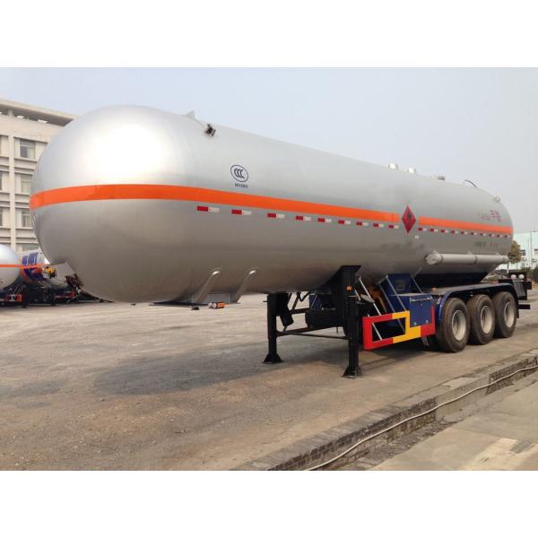 45000L 3 Axles Liquefied Petroleum Gas Lorry Tank Semi Trailer