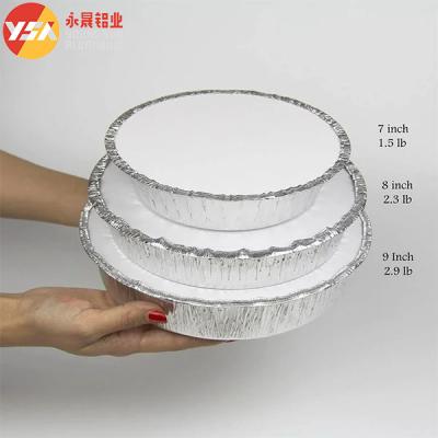 7 Inch Foil Pans With Lids Round Foil Trays Pizza Pie Pan With Clear Lid
