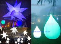 1-2M Decoração de iluminação inflável LED personalizada para eventos de festas e casamentos