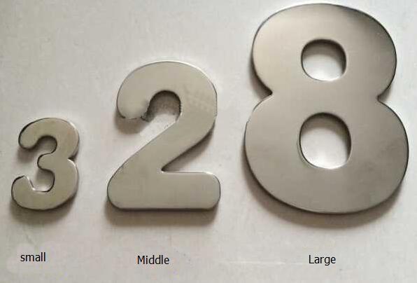 Metal House Letters & Numbers Mailboxes & Address Plaques  Brushed Stainless Steel Letters  hotel room number