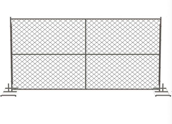 30mm X 30mm Diamond Chain Link Fencing 5ft X 8ft Temporary Metal Fence Panels