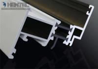 La coutume a expulsé les extrusions en aluminium 6063 de porte coulissante - T5, peinture blanche de poudre