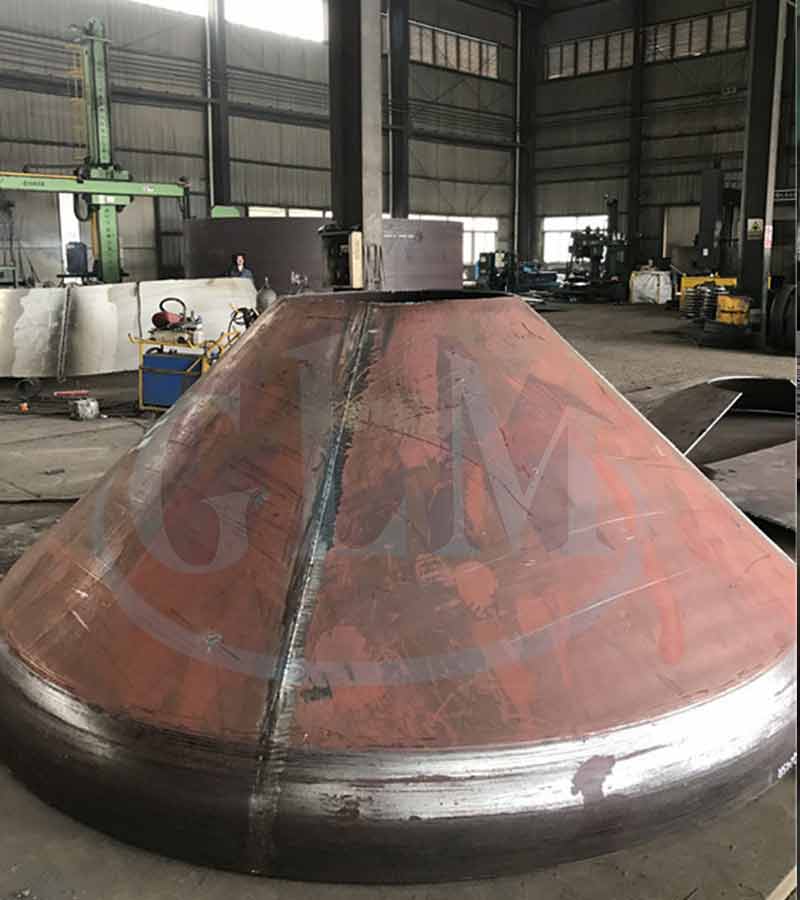 Carbon Steel Cone Head With Top Diameter Of 3300mm