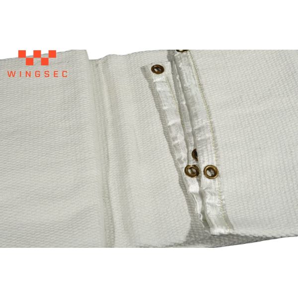 Fiberglass Under Fire Pit Mat 0.4mm Fireproof Mat For Under Grill